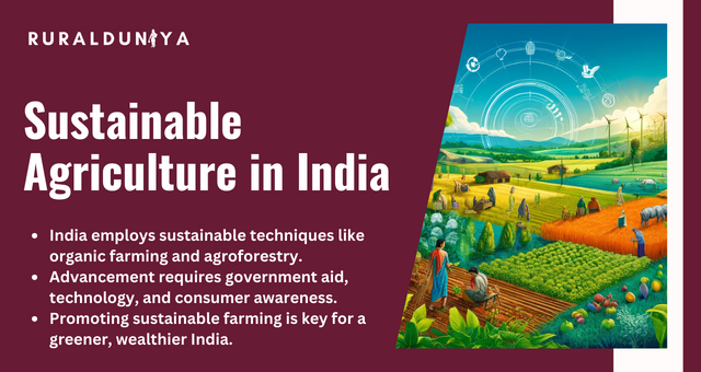 Sustainable Agriculture in India