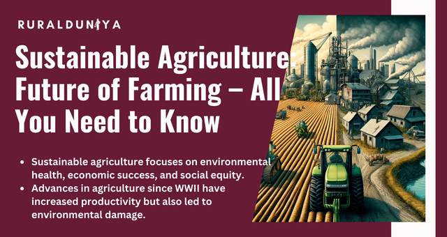 Sustainable Agriculture | Definition, Importance, Practices