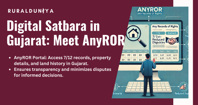 Digital Satbara in Gujarat: Meet AnyROR
