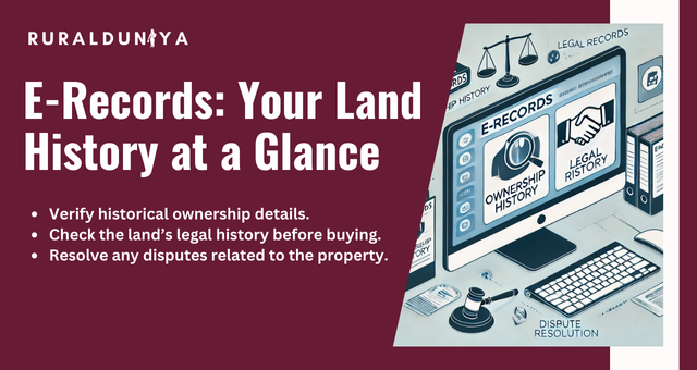 E-Records: Your Land History at a Glance