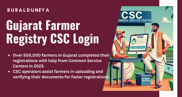 Gujarat Farmer Registry CSC Login