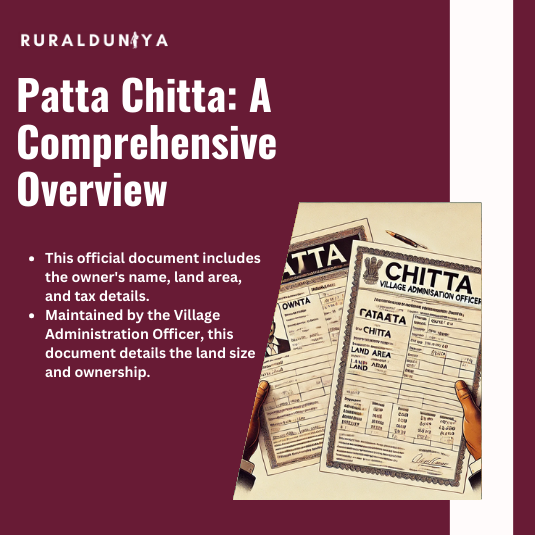 Read more about the article Patta Chitta – Land Records | Apply, Documents, Check Status