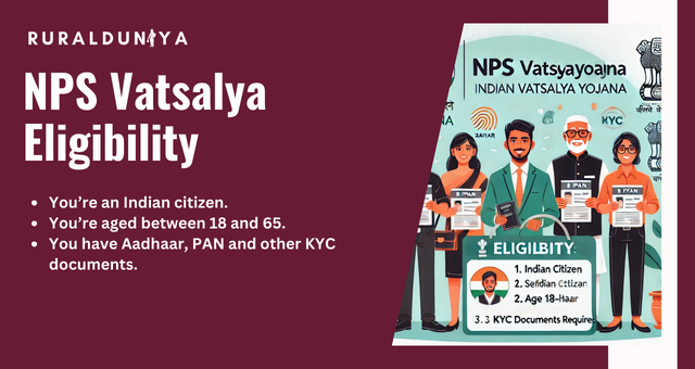 NPS Vatsalya Eligibility