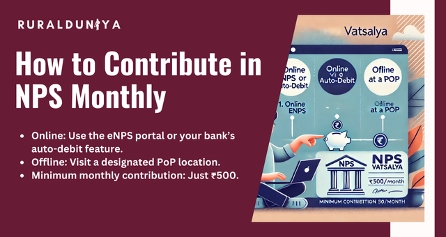 How to Contribute in NPS Monthly