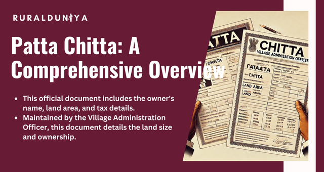 Patta Chitta – Land Records | Apply, Documents, Check Status