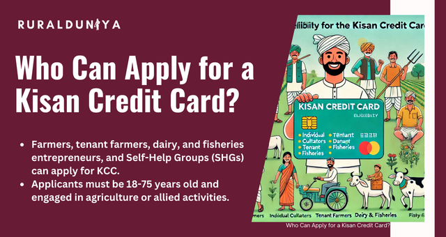 Who Can Apply for a Kisan Credit Card?