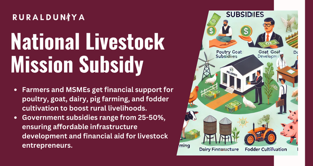 National Livestock Mission Subsidy
