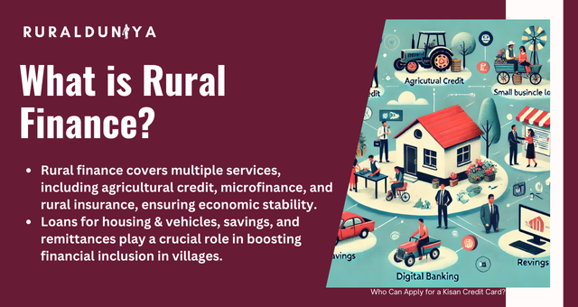 What is Rural Finance? 