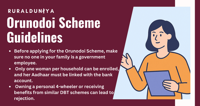 Orunodoi Scheme Guidelines
