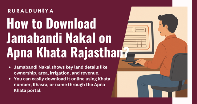 How to Download Jamabandi Nakal on Apna Khata Rajasthan?