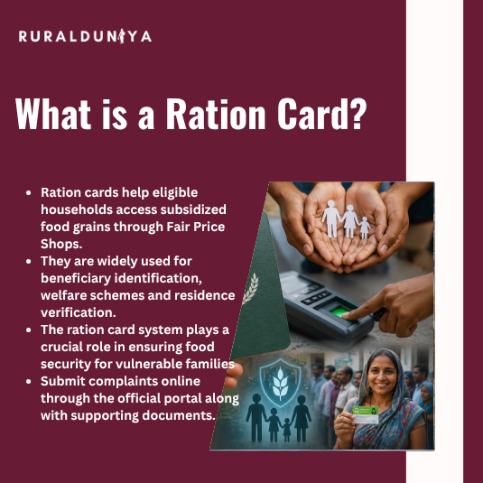 Read more about the article Ration Card | Apply Online, eKYC, Download, Status Check, Eligibility, Quota and Village List Guide